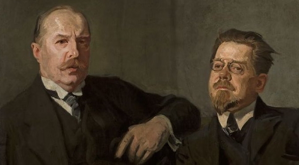  "Portret Weysenhoffa i Władysława Reymonta" Stanisława Lentza.  