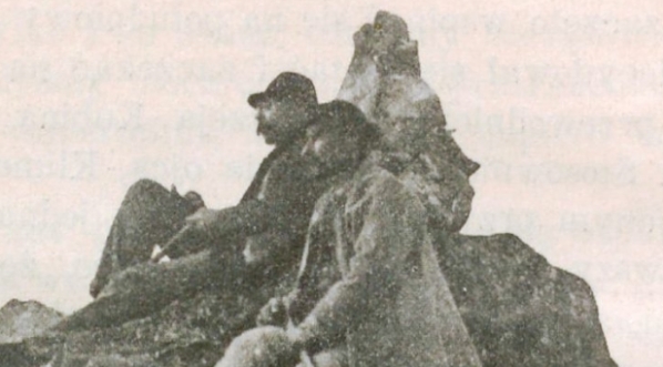  Klimek Bachleda i Stanisław Eliasz Radzikowski na szczycie Ganku.  