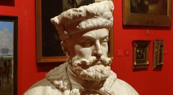  "Portret króla Stefana Batorego" Wiktora Brodzkiego.  