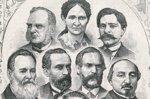  "Zmarli w roku 1876: Aleksander Czekanowski, Władysław Chomętowski, Lucjan Godlewski, Wojciech Grochowski, Franciszek Groër, Władysław Gruszecki, Ludwik Hirszfeld, Emilian Nowicki, Bolesław Podczaszyński, Józef Stefani, Alojzy Stolpe, Józef Szermentowski,  