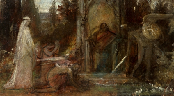  "Scena biblijna" Franciszka Krudowskiego.  