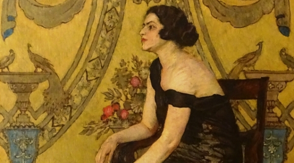  "Róża Saronu (Portret Zofii Minderowej)" Józefa Mehoffera.  