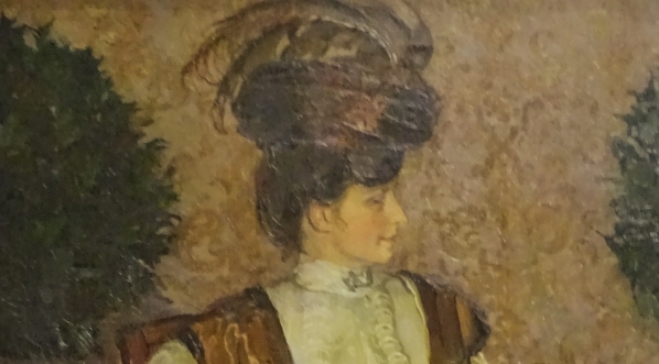  "Portret żony (W laurowej sukni)" Józefa Mehoffera.  