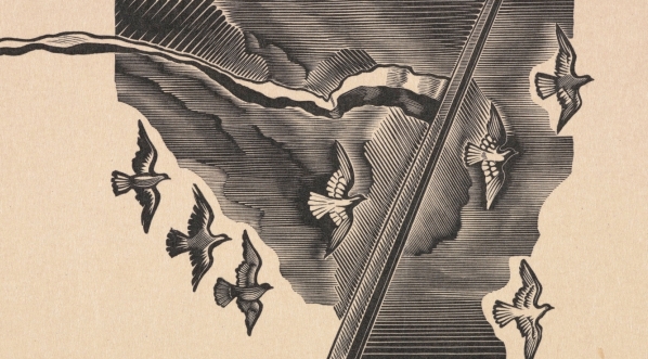  "Wzlot gołębi pocztowych na Sowińcu" Stanisława Ostoi-Chrostowskiego.  