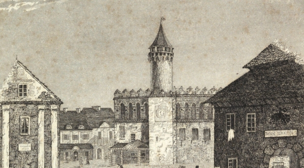  "Ratusz w Tarnowie" Adama Pilińskiego.  