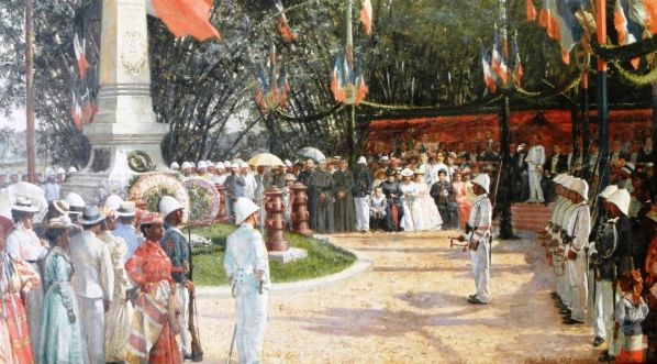  "Inauguracja monumentu na cmentarzu w Cayenne" Paula Merwarta.  