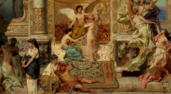  "Kurtyna teatru krakowskiego, szkic" Henryka Siemiradzkiego.  