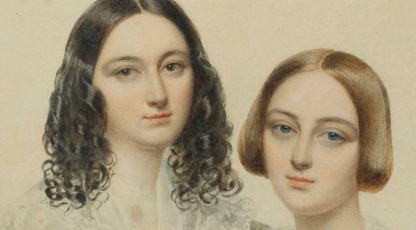  "Portret podwójny Elizy z Branickich Zygmuntowej Krasińskiej  i jej siostry Zofii Katarzyny z Branickich późniejszej hr.  Odescalichi" .  