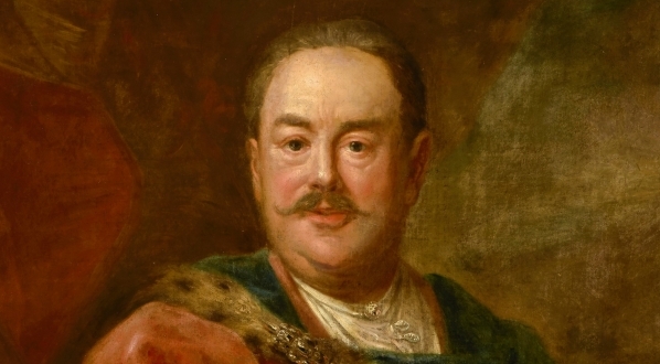  "Portret Jana Klemensa Branickiego (1689-1771), hetmana wielkiego koronnego" Augustyna Mirysa.  