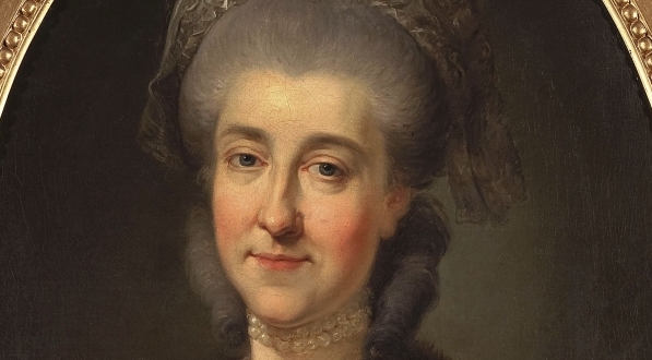  "Portret Ludwiki z Poniatowskich Zamoyskiej, siostry króla" Marcelego Bacciarellego.  