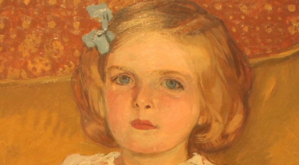 "Portret dziewczynki" Józefa Mehoffera.  