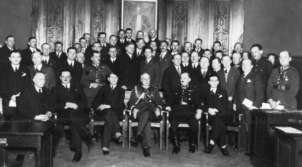  Walne zebranie Polskiego Związku Piłki Nożnej w Sali Rady Miejskiej w Katowicach w lutym 1935 r.  