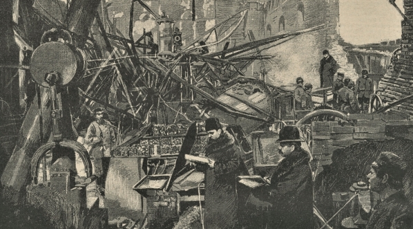  "Wybuch kotła w fabryce Lilpop, Rau i Loewenstein przy ulicy Czerniakowskiej" Ksawerego Pillatiego.  