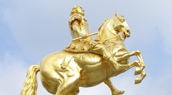 Złoty Jeździec w Dreźnie.  