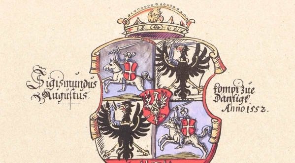  Facsimile z rękopisu Kroniki Pruskiej 1552.  