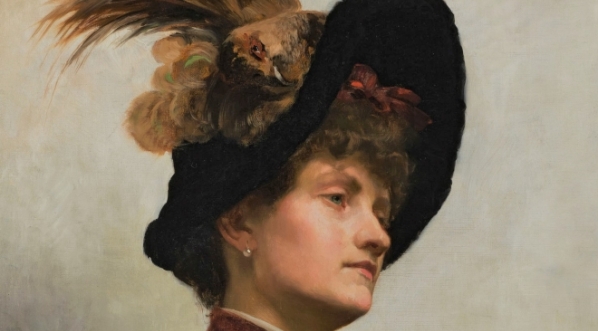  "Portret damy z lornetką" Anny Bilińskiej-Bohdanowiczowej.  