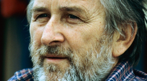  Kazimierz Kutz w trakcie reżyserii filmu "Straszny sen Dzidziusia Górkiewicza" w 1993 r.  