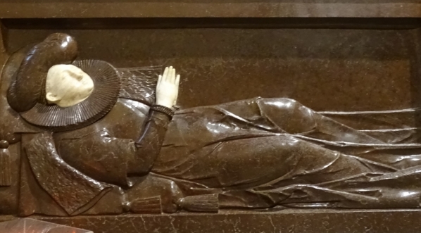  Pomnik nagrobny fundatorów kaplicy Oleśnickich na Świętym Krzyżu.     