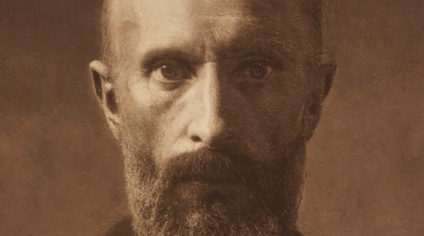  Fotografia autoportretu Aleksandra Gierymskiego.  