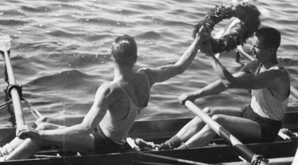  Wioślarskie mistrzostwa Polski w Brdyujściu w sierpniu 1933 r.  