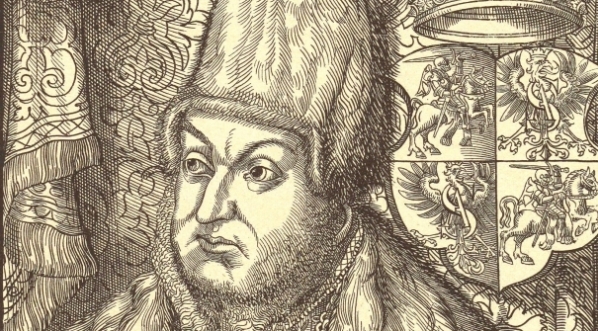 Facsimile drzeworytu z roku 1551 ukazującego króla Zygmunta Augusta.  