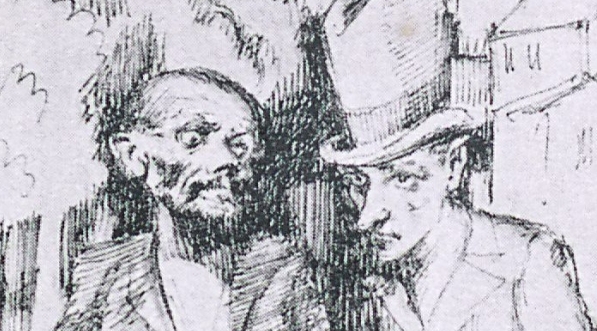  Ilustracja Bruno Schulza do książki "Sanatorium pod klepsydrą".  