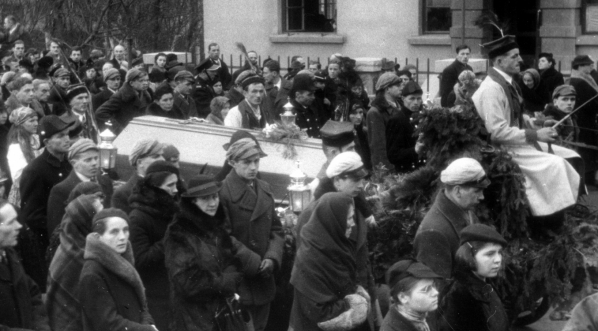  Pogrzeb Karola Huberta Rostworowskiego w lutym 1938 roku.  