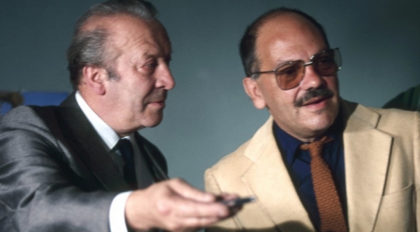  Scena z filmu Ryszarda Rydzewskiego "Menedżer" z 1985 r.  