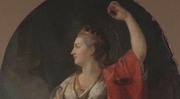  "Alegoria Sprawiedliwości - Temida" Marcelego Bacciarellego.  