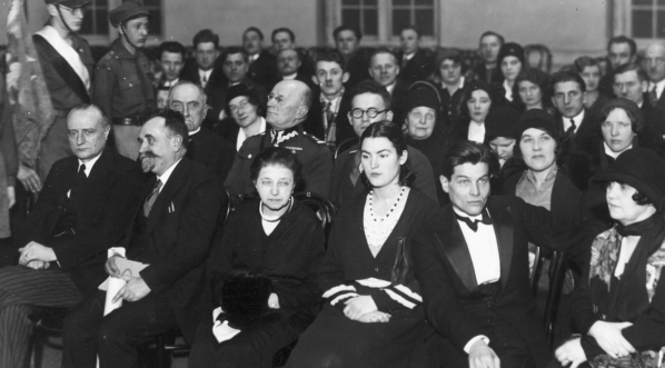  Akademia w sali Towarzystwa Higienicznego w Warszawie w 1932 roku.  