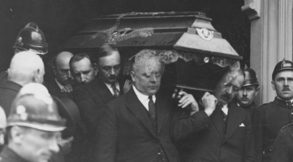  Pogrzeb barona Jana Gotza z Okocimia w kwietniu 1931 r.  