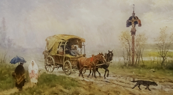  "Jazda jesienią" Antoniego Kozakiewicza.  