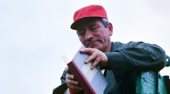  Jan Himilsbach w trakcie realizacji filmu "Jan Serce" w 1981 roku.  