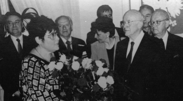  Uroczystość zakończenia pracy Rozgłośni Polskiej Radia Wolna Europa w czerwcu 1994 r.  