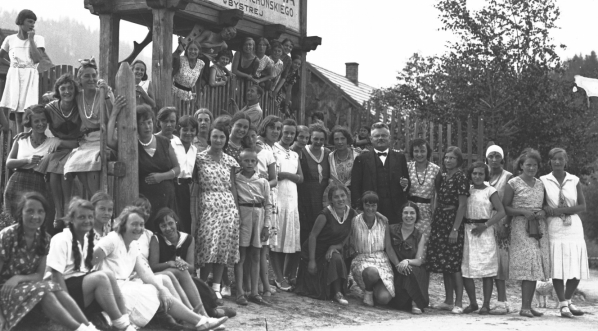  Kolonia letnia w Domu Zdrowia im. Henryka Pachońskiego w Bystrej w lipcu 1932 r.  
