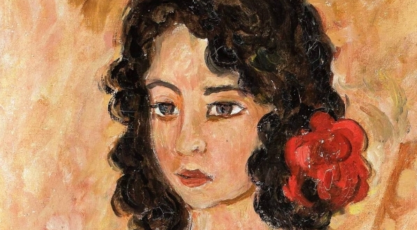  "Portret dziewczyny z wachlarzem" Tytusa Czyżewskiego.  