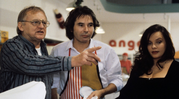  Realizacja filmu Jerzego Gruzy "Czterdziestolatek. Dwadzieścia lat później" w 1993 r.  