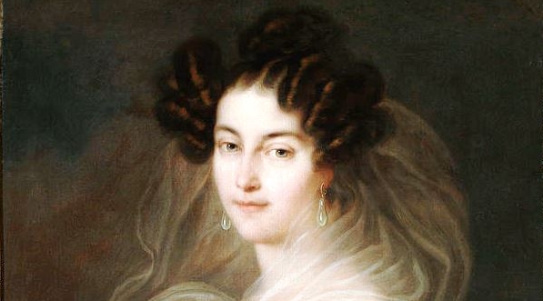  "Portret Celiny z Sulistrowskich Radziwiłłowej" Franciszka Ksawerego Lampiego.  