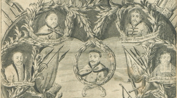  Ośmiu książąt Puzynów w publikacji z roku 1699.  