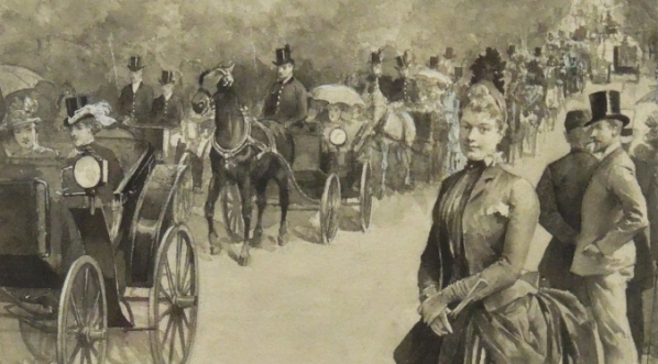  "Na paryskim bulwarze. Maria Chełmońska na Champs-Élysées" Stanisława Rejchana.  