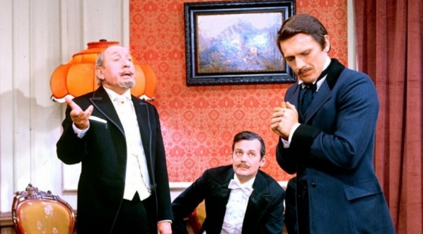  Na planie filmu "Doktor Judym" z 1975 r.  