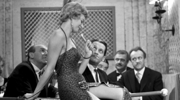  Realizacja filmu "Gangsterzy i filnatropi - Alkoholomierz" w 1962 r.  