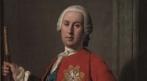  "Portret Jerzego Augusta Mniszcha (1715-1778) h. własnego".  