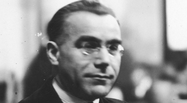  Oskarżony Kazimierz Bagiński na procesie brzeskim  w Sądzie Okręgowym w Warszawie.  