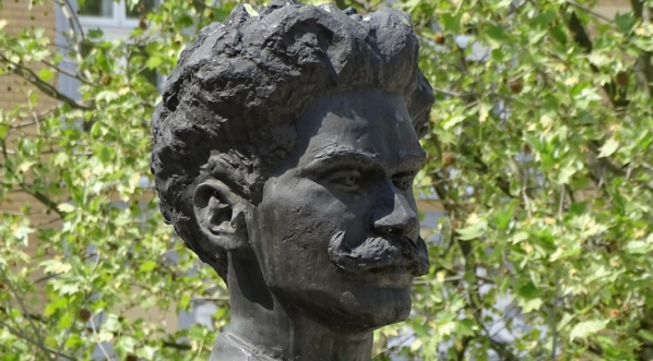  Popiersie Jana Szczepanika z jego pomnika w Tarnowie.  