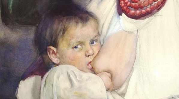  "Macierzyństwo" Aleksandra Augustynowicza.  