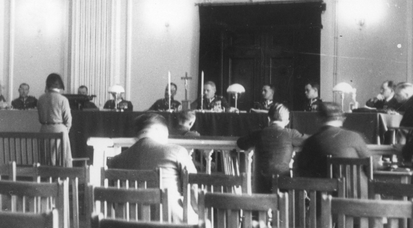 Proces przeciwko majorowi Kazimierzowi Kubali w wojskowym sądzie okręgowym w lutym 1931 r.  
