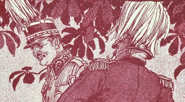  Ilustracja Bogdana Nowakowskiego do powieści Edwarda Słońskiego „Prawdziwa wojna”.  