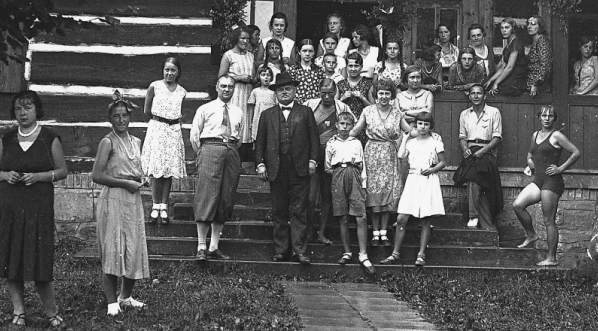  Kolonie letnie w Domu Zdrowia im. Henryka Pachońskiego w Bystrej, lipiec 1932 r.  
