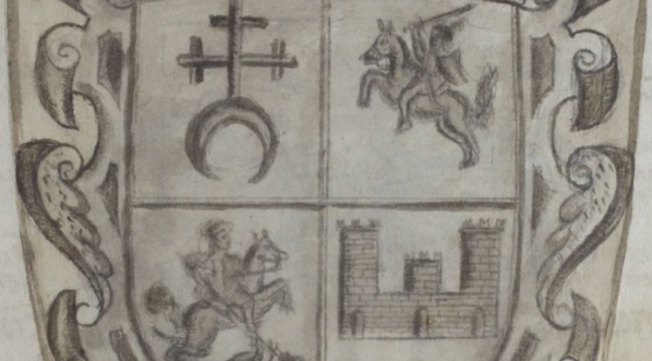  Herb Andrzeja dell`Aqua.  